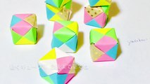 折り紙 キューブ    Origami Moving Cubes-MCeir4kYbX0