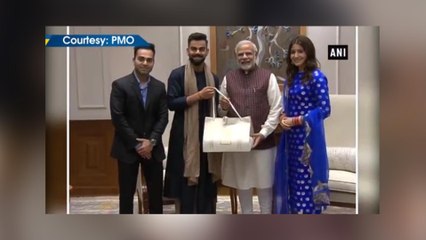 PM Modi Meets Virat-Anushka, Watch