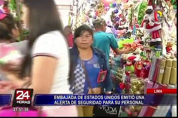 Embajada de EEUU emite alerta de seguridad a su personal tras presunta amenaza