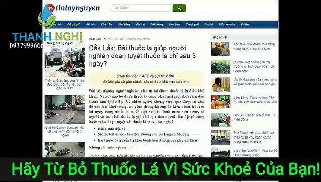 Sự Thật Về Thuốc Cai Thuốc Lá Thầy Nghị Ở Đắc Lắc