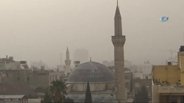 Suriye Üzerinden Gelen Kum ve Toz Fırtınası Kilis'te Etkili Oldu