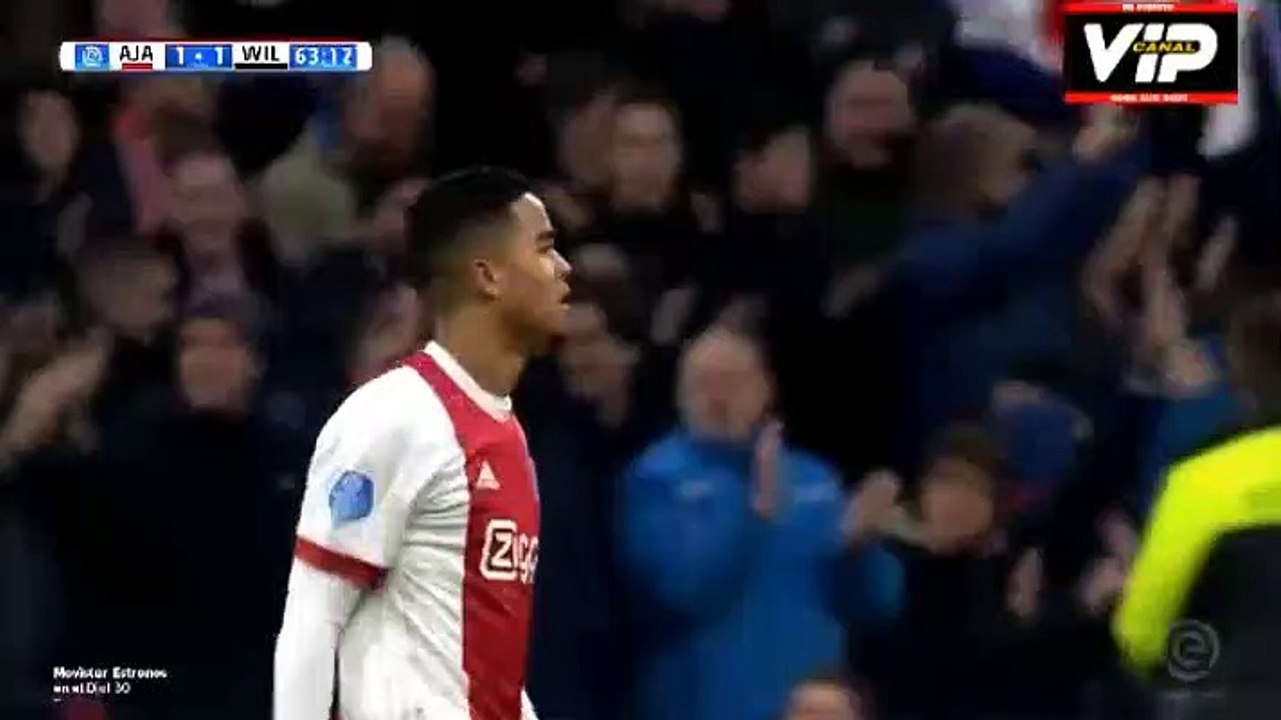 Justin Kluivert SUPER Goal HD - Ajax 1-1	Willem II 24.12.2017