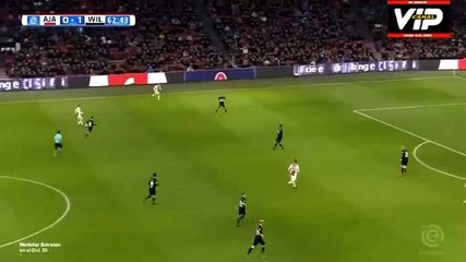 Justin Kluivert  SUPER Goal HD - Ajax	1-1	Willem II 24.12.2017