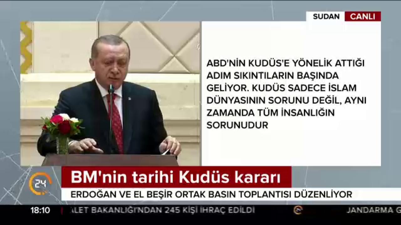 Cumhurbaşkanı Sudan'da