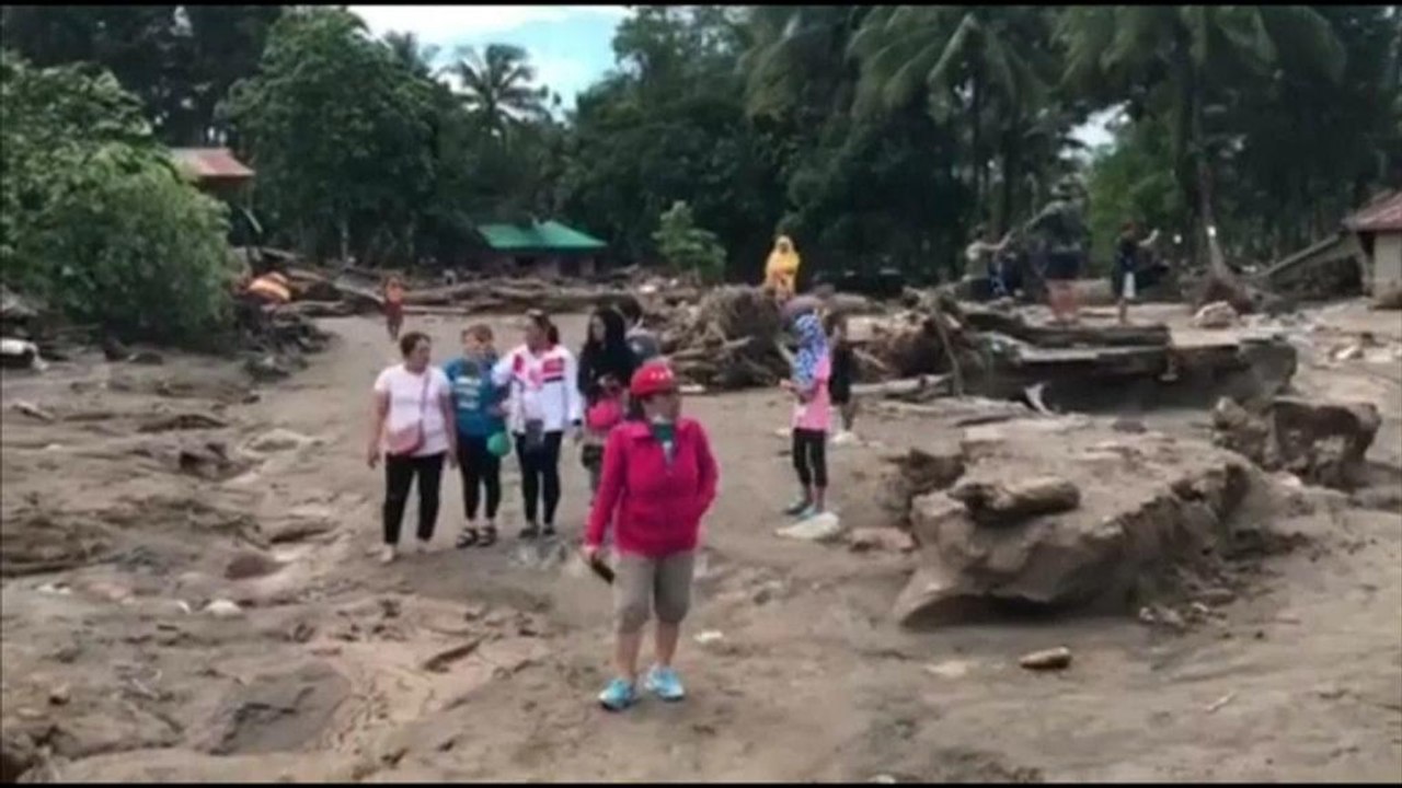 Verwüstung nach Tropensturm auf Mindanao