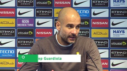 Guardiola oyuncuları ile gurur duyuyor