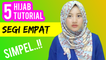 5 Cara Pakai Jilbab Segi Empat Terbaru Simple Dengan Motif Batik Cantik #NMY Hijab Tutorials