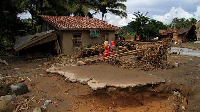 Катастрофические последствия шторма Тембин