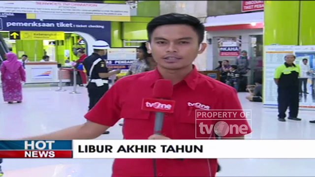 Lonjakan Penumpang di Stasiun Gambir Mulai Meningkat