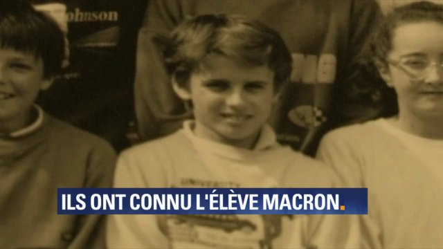 On savait qu'il n'aurait pas une vie banale. Les anciens camarades de classe de Macron témoignent