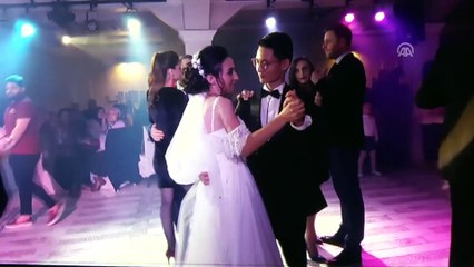 Trabzon'a Güney Kore'den damat