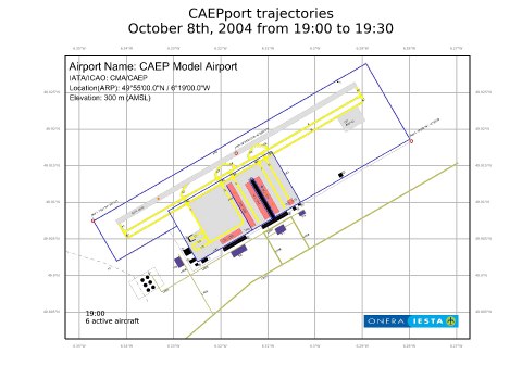 Aéroport virtuel de l'OACI "CAEPport" - Modélisation IESTA