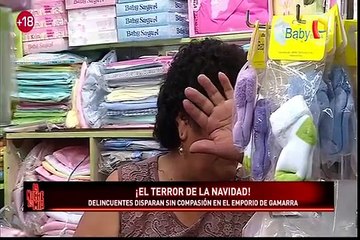 ¡El terror de la navidad! delincuentes a la orden del día en emporio de Gamarra