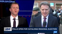 i24NEWS DESK | Polls open for Catalonia regional election | Thursday, December 21st 2017