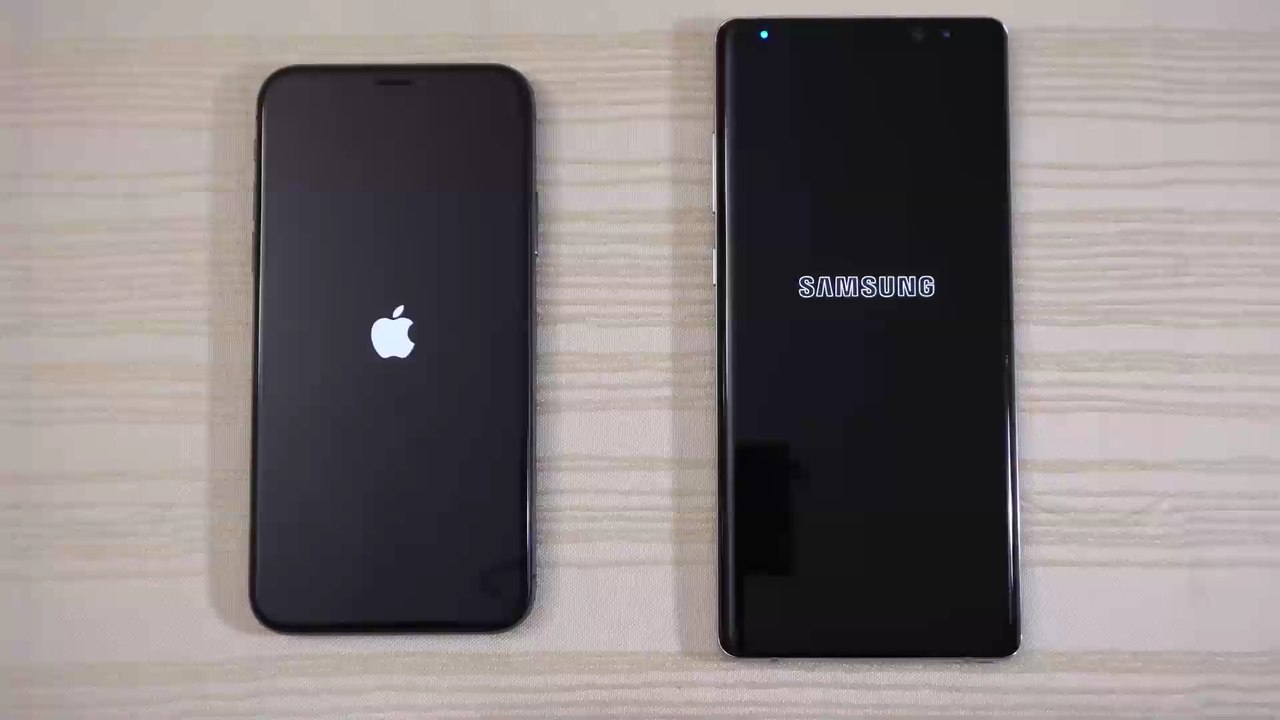 IPhone X vs Galaxy Note 8 Speed Test
