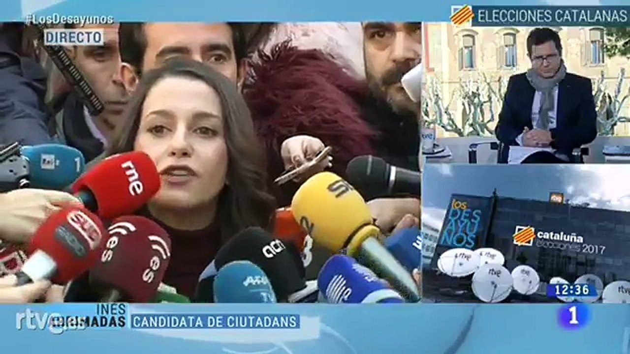 Inés Arrimadas: Espero que en estas elecciones históricas haya una participación histórica. Son unas elecciones básicas para la convivencia en Cataluña y básicas para la reconciliación de los catalanes
