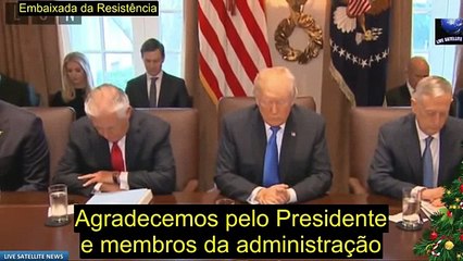 Ben Carson e Donald Trump em Oração pelos EUA