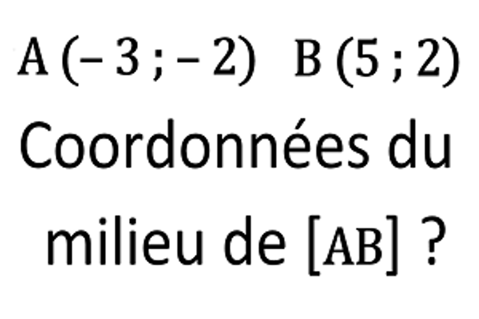 Coordonnée Du Milieu D un Segment Déterminer les coordonnées du milieu d'un segment - 2nde - Vidéo Dailymotion