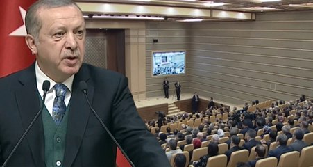 FETÖ Soruşturmasından Aklanan Necati Şaşmaz, Erdoğan'ı Ön Sıradan Dinledi