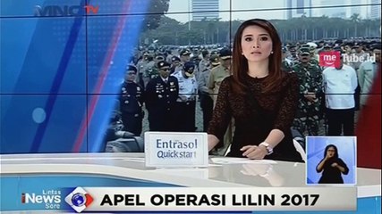 Polri dan TNI Gelar Apel Operasi Lilin 2017