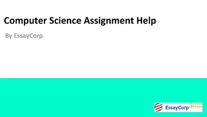 Computer Science Assignment Help