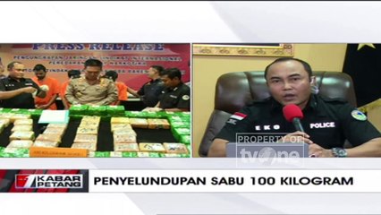 Inilah Kronologi Penyelundupan Sabu 100 Kilogram