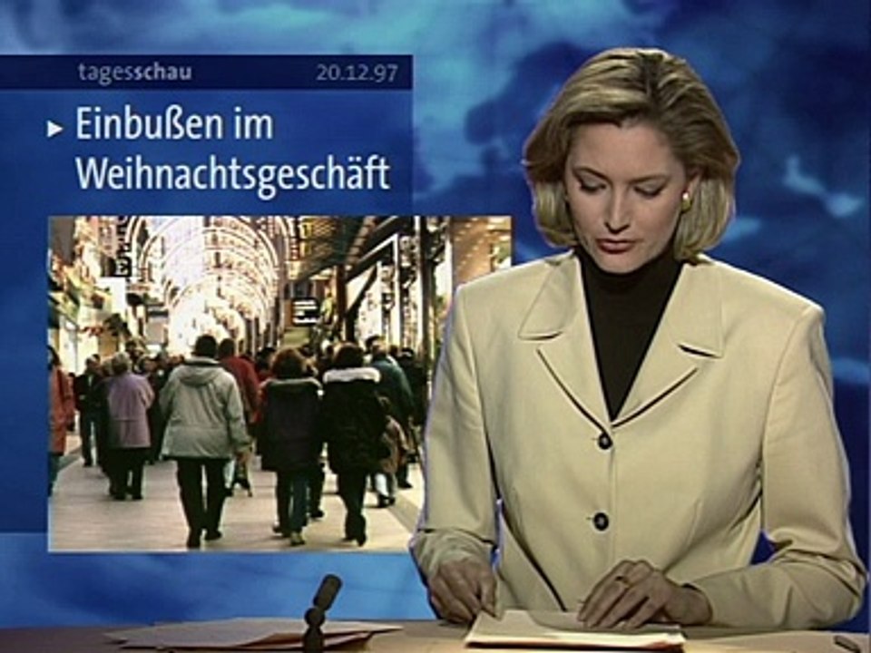 Tagesschau | 20. Dezember 1997 20:00 Uhr (mit Ellen Arnhold) | Das Erste