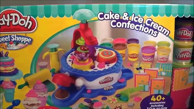 Play-Doh Cake and Ice Cream Confections *Sweet Shoppe* 40+ Accessories NEW