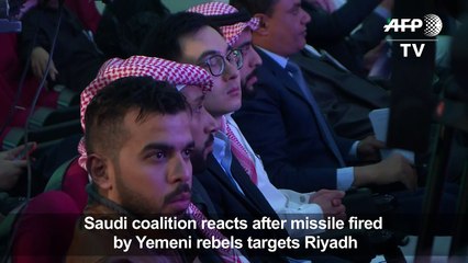 Saudi coalition spokesman reacts after missile targets Riyadh