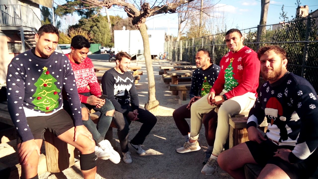 Les joueurs vous invitent à porter vos pulls de Noël à Mayol samedi face à Oyonnax