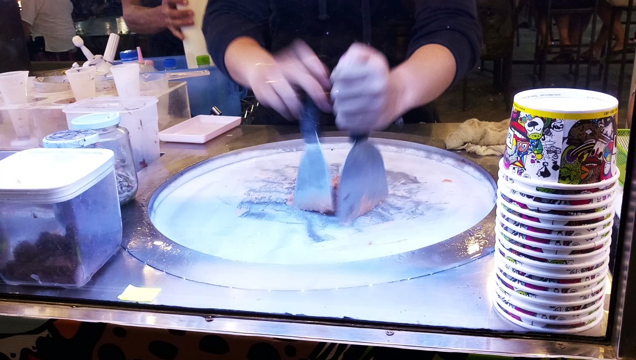 glace de food court à Chiang Mai