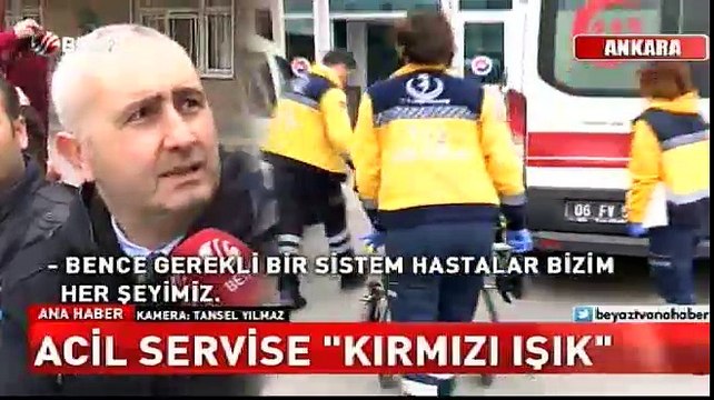 Acil servislerde 'kırmızı ışık' dönemi