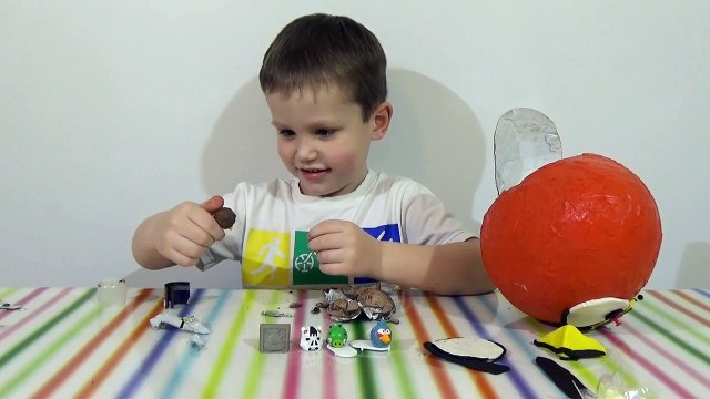Huevo sorpresa gigante Angry Birds juguetes Géant de surprise œufs Angry Birds jouets