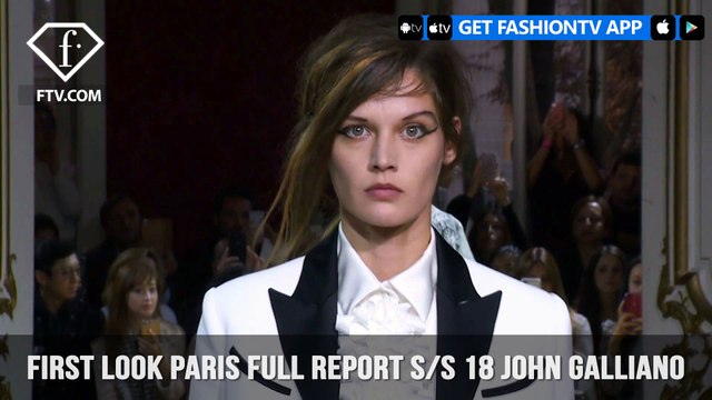 John Galliano Cry Baby S/S 18 Collection Paris Fashion Week First Look | FashionTV | FTV