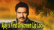 Ajay's First Onscreen Lip Lock