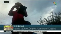 Alianza Opositora en Honduras anuncia nuevas movilizaciones