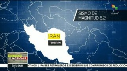 Sismo de 5,2 sacude la capital iraní