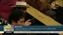 Bolivia: TSE entrega credenciales a nuevas autoridades judiciales