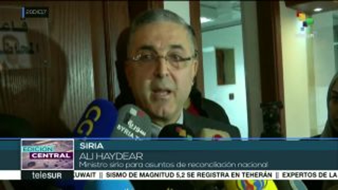 Siria rechaza postura de Staffan de Mistura en la ONU