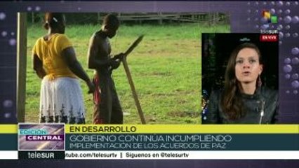 Gobierno colombiano continúa incumpliendo acuerdos de paz