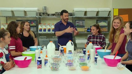 Jimmy Kimmel Makes Slime with Kids