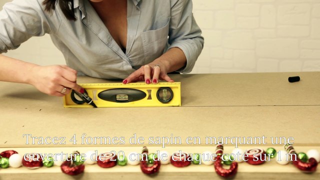 DIY de Noël : réalisez un sapin design et lumineux