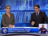 Altas temperaturas ligadas a época lluviosa en el país