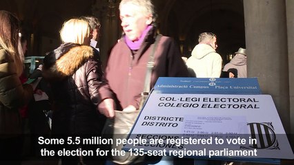 Polls open in crucial Catalan vote