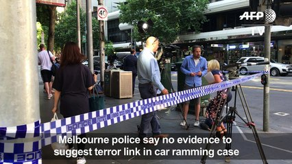 Melbourne police say no terror link in car ramming at this time