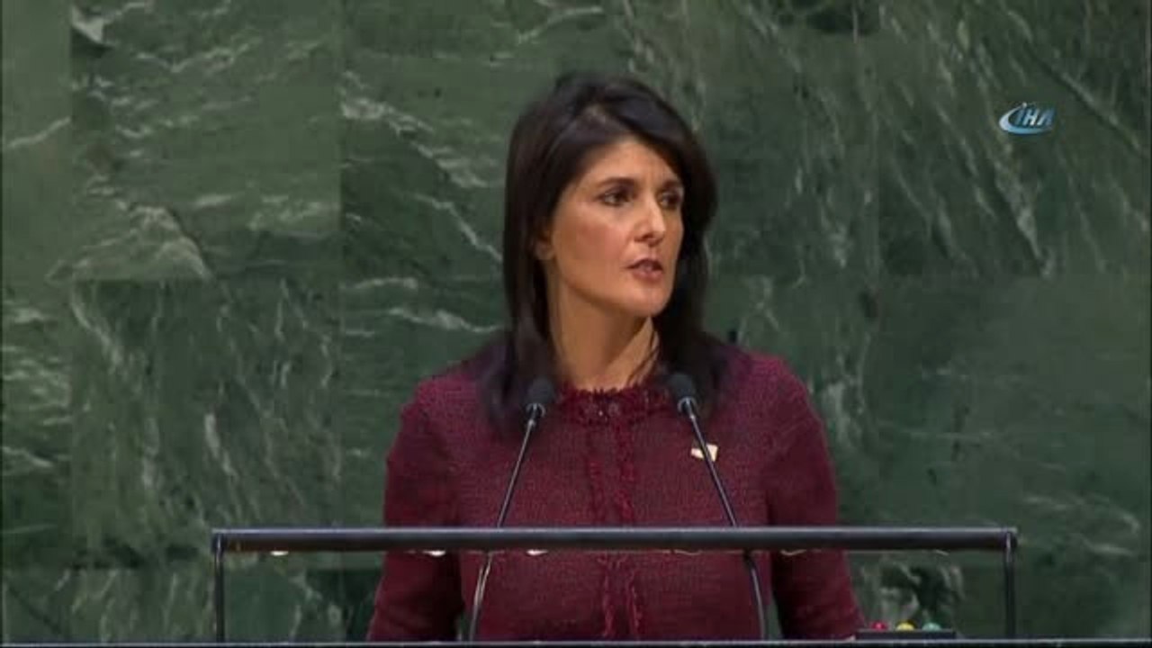 ABD'nin BM Temsilcisi Haley: "Amerika Büyükelçiliğini Kudüs'e Taşıyacak"
