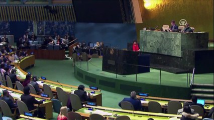 BMGK Kudüs özel oturumu - Pakistan BM Daimi Temsilcisi Lodhi - NEW YORK