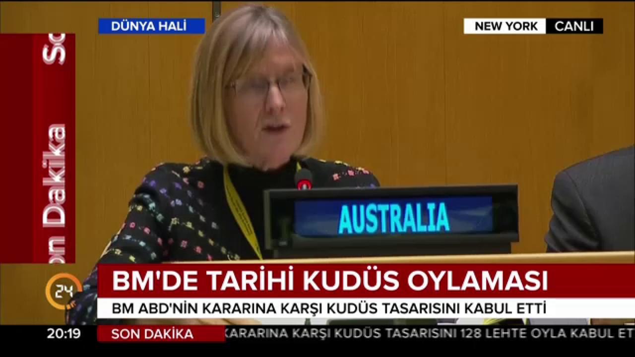 BM'de tarihi Kudüs oylaması