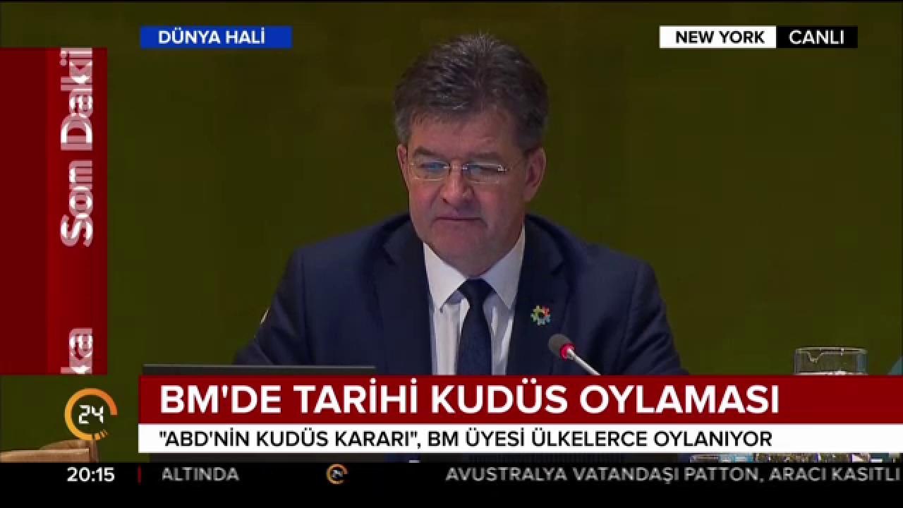 BM'de tarihi Kudüs oylaması