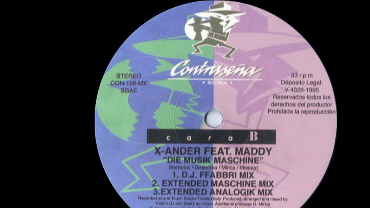 X-Ander Feat. Maddy - Die Musik Maschine! (Extended Analogik Mix) (B3)